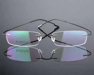 Sunglasses 1PC Rimless Reading Glasses Men Women Memory Titanium Presbyopic Eyeglasses Highdefinition Eyewear Vision Care 1046965492