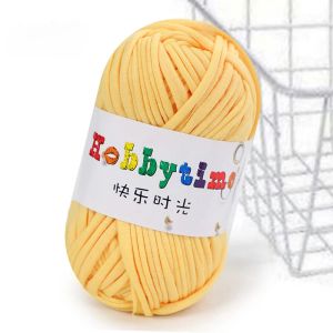 100G Chunky Terylene Yarn Crochet Kit for Knitting with Crochet Line and DIY Handmade Materia Slippers Crochet Knitting Tape