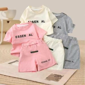 2024 Modemarke Summer Designer Kleidung Baumwolle Baby Sets Leisure Sports Boy Girls T-Shirt Shorts Sets Baby Kleidung Kinder Outfits 1-6 Jahre