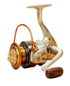 Wholeef10007000 12BB 551 Metallspinnenfischerei -Fliegenrad für Freshsalt Water Sea Fishing Spinning Rollkarkenfischerei8422761