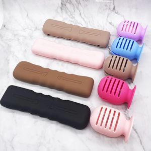 Waterproof Silicone Travel Makeup Brush Holder Makeup Brush Case Bag Soft Cute Portable Cosmetic Brushes Holders Organizer