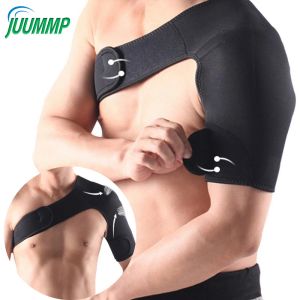 1pcs peso ginásio ajustável esportes um suporte de ombro único suporta strap wrap belt band blad para homens mulheres (suporte do ombro)