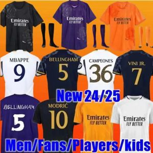 Bellingham Football Jersey24 25 Y-3 fotbollsskjorta Vini Jr Camaveringa Alaba Hazard Asensio Modric Marcelo Real Madrids Final Football Jerseys Camiseta Men Kids Kit