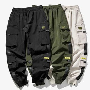 Men's Pants Mens loose pants jogging pants mens cargo pants hip-hop casual pockets sports pants mens fashion Trousers size S-5X Q240525