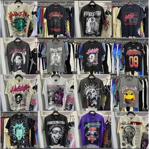 Camisa de grife de luxo t camisetas Hell starr t camisetas para homens camisa hellstart shell choed summer summer manga curta camiseta tee hellstart camise