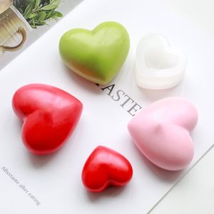 6 Cavities Valentine Heart Silicone Soap Mold DIY Love Soap Making Chocolate Baking Candle Mold Gifts Craft Supplies Home Decor