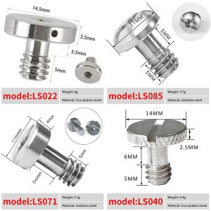 Винт камера 1 % Установка 1/4 дюйма быстрого выпуска аксессуары для винта DSLR Адаптер для крепления штатива для каркаса DSLR.