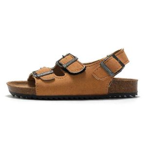 DB15 Sandalen Kinder und Mädchen Cork Non Slip Boys Schuhe bequeme Studenten lässig D240528