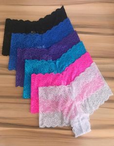 Women039s Panties 6 Pieces A Pack Ladies Lace Sexy Underwear Women Boyshort Lingerie See Through Culotte Femme Intimates Solid 3652338