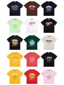 Sp5ders T-shirt Designer Summer Women Mens Tops Sweatshirt 555 Spider Graphic Tee Print Young Thug Cotton Polo Tshirt Short Sleeve Shirtg 9656