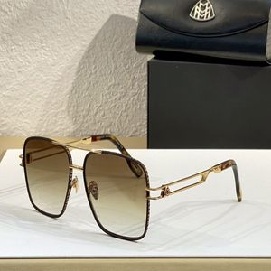 Mayba The AME II Top Oryginalne wysokiej jakości designerskie okulary przeciwsłoneczne dla męskich słynnych modnych luksusowych marki retro eyeglass moda w 272Y
