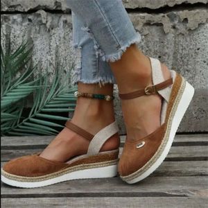 サマーシューズS Comemore Gladiator Designer Sandals Cover Toe Classic Women Med Heels Wedge Heel Sandal Plus 645 Shoe Deigner 567 Claic Plu