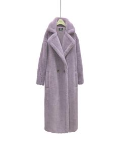 Monmoira Pink Long Teddy Coat Women WhiM WILL MULHERM MULHERES FAUX PELA LADIES 8 CORES CORES TEDDY JAPEL LADIES OUTROBLEOTO DE CONDOT1067038