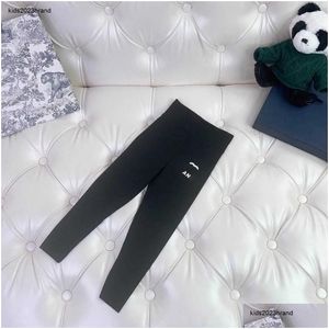 Trousers New Yoga Pants For Girl Cross Stripe Design Baby Legging Size 100-160 High Quality Comfort Kids Oct25 Drop Delivery Maternity Ot7Ow