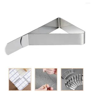 Table Cloth 24 Pcs Outdoor Tablecloth Clip Camping Stainless Steel Picnic Supplies Dinner Party