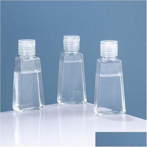 Packing Bottles Wholesale Empty Clear Plastic Bottle With Cap 30Ml 60Ml Cosmetic Container For Liquid Lotion Cream Refillable Travel D Dhbyh