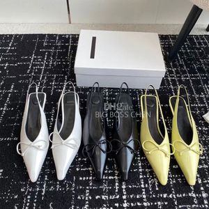 TOP DE QUALIDADE DE CURO PONTOS PONTOS PONTOS SLINGBACK SANNINGBACK SANTELS SAPATOS DE CALURO MULHERES SAPATOS DE ESCRITÓRIO DE LUMOURO DE LUMO