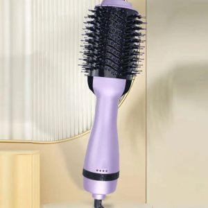 Ferramentas de estilo de 4 em 1 Brilho do secador de cabelo, secador de cabelo e volumizador de estilo, alisador de cabelo de escova de ar quente para todos os tipos de cabelo
