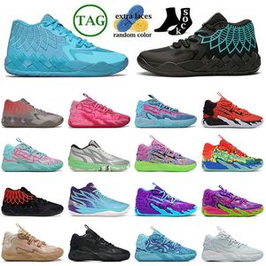 TOP OG Oryginalne Opalizowanie Ricka i Morty Butball Buts Treners Women Mens MB 01 Queen City Lamelo Ball Buty Black Red Blast Wings 01 One Guttermelo Sneakers