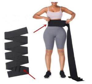 Slimming Belly Body Shapers Postpartum Girdles midjetränare för kvinnor Mage Wrap Waste Corset Trimmer Belt Tape9684242