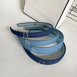 4 Styles Luxury Brand Designers Letter Hair Band for Women Headband Material with Label Logo for Wholesale