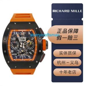 Richamills orologi di lusso Mulini di cronografo meccanico RM011 MENS ORGHIO DATIVA DI TEMPAGGIO DI TEMPAGGIO DI TEMPAGGIO DYMING DYNAMIC SCARICA AUTOMATICO SWISS MECCANICO SWISS STQI