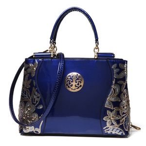 BRW дизайнерские сумочки патентная кожа сияющая стиль женские модные сумки для кошельки.