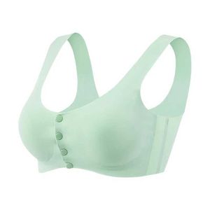 D4JA Maternity Intimates Large size breast feeding bra maternity care seamless ice silk for pregnant women d240527