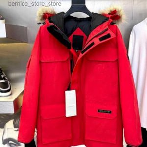 Herren Down Parkas Designerjacken Herren Winterkörperwarmer Baumwolle Luxus Frauen geschwollene Windbreaker Paare verdickte warme Schichten Custom Designer Kanadisch Q240527