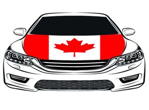 Канадский флажтный автомобильный капюшон 33x5ft 100polyestengine Эластичные ткани можно промыть.