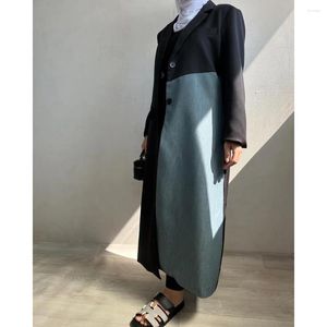 Abiti maschili eleganti abayas musulmani a petto single blazer blazer piatto per uffici creata da 1 pezzo giacca di alta qualità outfit 2024