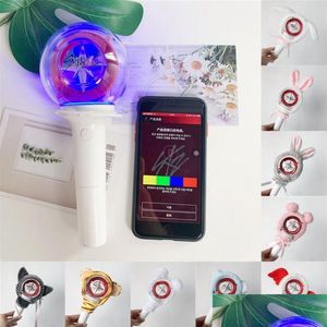 LED Light Sticks LightStick Fashion Kpop Strayed Kids With Bluetooth Concert Hand Lamp Glow Stick Flas Fans Collection Drop Delivery Othoe