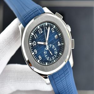 Butikowy zegarek męski automatyczny mechaniczny silikonowy zespół zegarek srebrny 42 mm luksusowy moda 3213