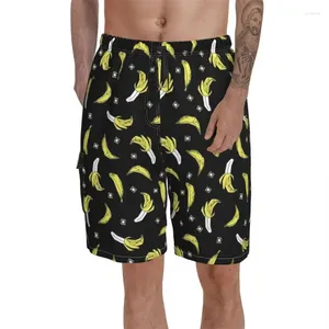 Men's Shorts Summer Fruit Banana Printing Beach For Men Funny Streetwear Short Pants Hawaiian Swimming Trunks Board