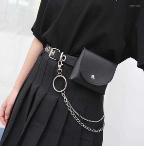 ウエストバッグベルト女性ファッションウエストパックPUファニーシンプルなレディースギフトベルトバッグ電話チェーンバッグ