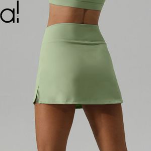 AL88ヨガショートスカート春/夏新しいスリムフィット通気性ミニスカート女性ランニングフィットネステニススカートリリースライトスポーツスカート