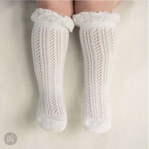Весна лето милая девочка колена высокие носки для малышей.