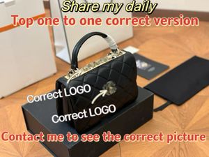 Xiao Xiang Jia women's fashion shoulder Bag Handbag Classic Gold Label small square bag Correct LOGO version High quality Contact me to see the correct picture