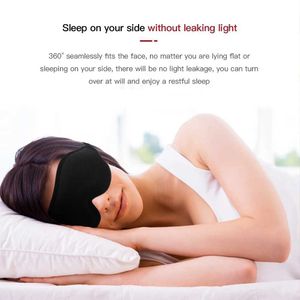 Sleep Masks 100% Blockout Light Roomy 3D Sleep Mask Eye Patches Blindfold Mask On Eye for Sleep Face Sleeping Mask Sleeping Aid Eyeshade Q240527