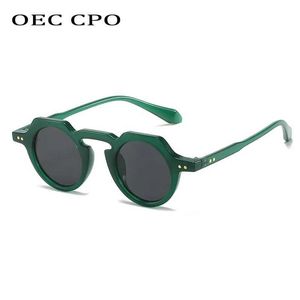 Okulary przeciwsłoneczne okulary przeciwsłoneczne OEC CPO Classic punk okrągłe okrągłe okular