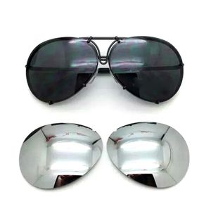 2018 Hot Sell utbytbara 8478 Solglasögon Byte av lins Män eller kvinnor Fashion UV400 Protection Aviation Sun Glasses 254p