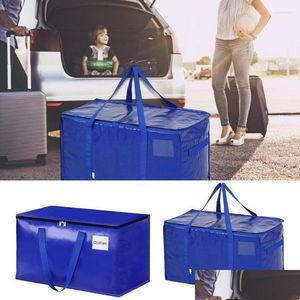 Depolama Çantaları Paketleme Seyahat Çantası Giysileri için Set Seti Düzenleyici Dolap Bavul Poşeti Unisex MTifonction Drop Teslimat Ev Bahçesi DHKM8