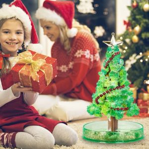 10-1pcs 3 tipos 17cm Magic Groward Christmas Tree Diy Fun Narls Gift Toy para adultos Infantil Festival Festival Decoração
