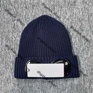 Europa de dois copos de lente Designer de capuz de vento CP Winter Warm Beanies Outdoor Hip Hop Algodão máscara Máscara Casual Caps Male Caps Capitais com Tag CP Companys Hat 727