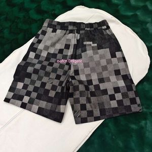 24SS Summer Men's Shorts Designer Designer Męskie spodnie plażowe Kamuflaż Kolekcja stroju kąpielowego Damier Checkerboard Print 5680