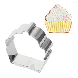 Bakformar biscuit cookie cutter cupcake form mögel fondant kaka choklad rostfritt stål mousse ring