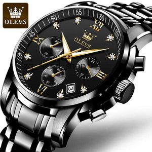 Olevs Men Watches Brand Designer Waterproof Calendar Watches Diver Quartz Movement Fashion Multifunction Wrist Watches For Luxury Replica Watches 955