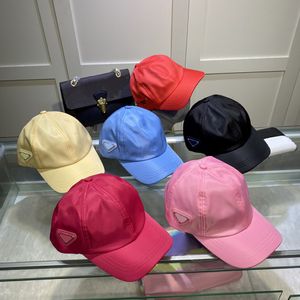 Capas de beisebol de grife cúpula Chapéus de balde da moda Classic Style Solid Hap