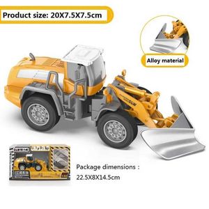 Modello Diecast auto ingegneristica Auto in lega di ingegneria Auto giocattolo Boy Simulation Set Set Bulldozer Excavators Ibrid Trucks Cranes CHILDRENS PANGLE S2452744