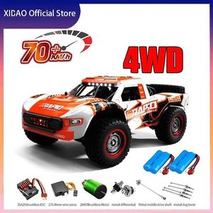 Elektrisches/RC-Auto Elektro/RC-Auto RC Off-Road-Fahrzeug 4x4 50 km/h oder 70 km/h Hochgeschwindigkeits-Pinsel-Auto-Monster-LKW 1/16 Desert/Snow Racing Drift Car Toy WX5.26